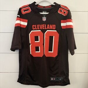 Nike Cleveland Browns Jarvis Landry#80 Medium On Field NFL Football Jersey Brown